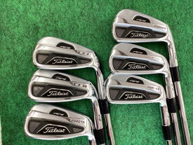 中古 Cランク （フレックスX） タイトリスト Titleist　AP2　712　6S 純正特注シャフト X 男性用 右利き アイアンセット IR