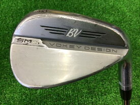 中古 Cランク （フレックスS） タイトリスト VOKEY　SPIN　MILLED　SM8　ツアークロム　52°/12°F NS　PRO　MODUS3　TOUR105 S 男性用 右利き ウェッジ WG