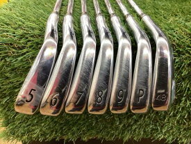 中古 Cランク （フレックスS） タイトリスト Titleist　AP3　718　7S 純正特注シャフト S 男性用 右利き アイアンセット IR