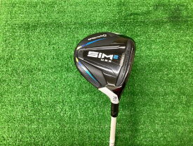 中古 Cランク （フレックスS） テーラーメイド SIM2　MAX　3W Tour　AD　HD-6 S 男性用 右利き フェアウェイウッド FW