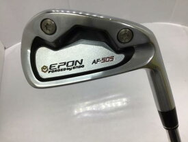 中古 Cランク （フレックスX） エポンゴルフ株式会社 EPON　AF-505　6S 純正特注シャフト X 男性用 右利き アイアンセット IR