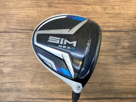 中古 Cランク （フレックスS） テーラーメイド SIM　MAX-D　3W TENSEI　BLUE　TM50(FW) S 男性用 右利き フェアウェイウッド FW