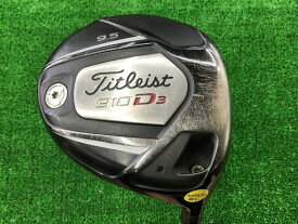 中古 Cランク （フレックスS） タイトリスト 910　D3　　9.5° ATTAS　3　6 S 男性用 右利き ドライバー DR