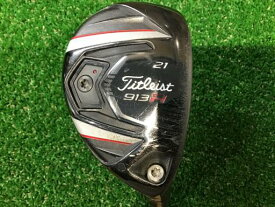 【中古】 タイトリスト 913 H 21° ユーティリティ UT Titleist ROMBAX 75H (フレックスS) メンズ 男性用 右利き 右用 Dランク ゴルフクラブ