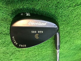 中古 Cランク （フレックスS） クリーブランド Cleveland　588　RTX　ブラックパール　54°/12° NS　PRO　950GH S 男性用 右利き ウェッジ WG