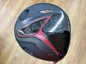 中古 Bランク （フレックスS） アキラプロダクツ AKIRA　ADR　STRONG　BLACK　II　　9.5° 純正特注シャフト S 男性用 右利き ドライバー DR