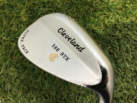 中古 Dランク （フレックスS） クリーブランド Cleveland　588　RTX　クローム　52°/10° Dynamic　Gold S200 男性用 右利き ウェッジ WG