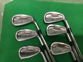 中古 Cランク （フレックスS） エポンゴルフ株式会社 EPON　AF-502　6S K’s-Tour　Lite S 男性用 右利き アイアンセット IR