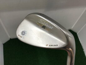 中古 Cランク （フレックスS） タイトリスト VOKEY　SPIN　MILLED　SM5　ゴールドニッケル　52°/12°F Dynamic　Gold S200 男性用 右利き ウェッジ WG