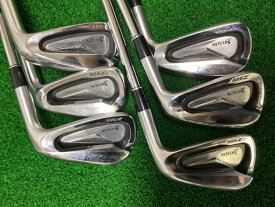 中古 Cランク （フレックスS） ダンロップ SRIXON　Z585　6S NS　PRO　MODUS3　TOUR105　D.S.T S 男性用 右利き アイアンセット IR