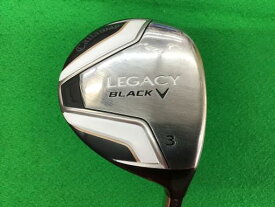 中古 Cランク （フレックスS） キャロウェイ LEGACY　BLACK(2013)　3W 純正特注シャフト S 男性用 右利き フェアウェイウッド FW