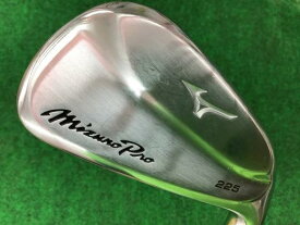 中古 Cランク （フレックスS） ミズノ Mizuno　Pro　225　6S 純正特注シャフト S 男性用 右利き アイアンセット IR