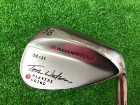 中古 Cランク （フレックスその他） アダムスゴルフ Tom　Watson　PLAYERS　GRIND　56°/12° スチール その他 男性用 右利き ウェッジ WG