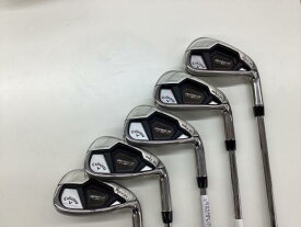 【中古】 キャロウェイ ROGUE ST MAX OS 5S アイアンセット IR 純正特注シャフト (フレックスR) メンズ 男性用 右利き 右用 Nランク ゴルフクラブ