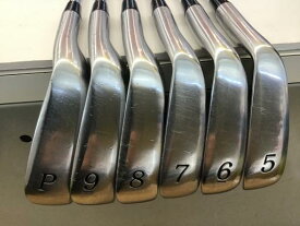 中古 Cランク （フレックスS） エポンゴルフ株式会社 EPON　AF-503　6S 純正特注シャフト S 男性用 右利き アイアンセット IR