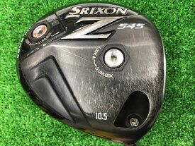 中古 Cランク （フレックスR） ダンロップ SRIXON　Z545　10.5° 純正特注シャフト R 男性用 右利き ドライバー DR