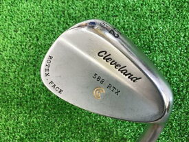 中古 Dランク （フレックスS） クリーブランド Cleveland　588　RTX　クローム　52°/10° Dynamic　Gold S200 男性用 右利き ウェッジ WG