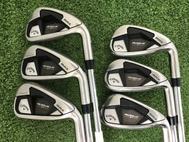 【中古】 キャロウェイ ROGUE ST MAX 9S アイアンセット IR 純正特注シャフト (フレックスS) メンズ 男性用 右利き 右用 Cランク ゴルフクラブ