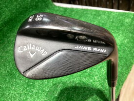 【中古】 キャロウェイ JAWS RAW ブラック 58°/12°W ウェッジ WG Dynamic Gold (フレックスS) メンズ 男性用 右利き 右用 Dランク ゴルフクラブ