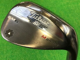 中古 Cランク （フレックスS） タイトリスト VOKEY　SPIN　MILLED　SM6　スティールグレー　54°/08°M Dynamic　Gold S200 男性用 右利き ウェッジ WG