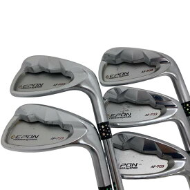 【中古】 エポンゴルフ株式会社 EPON AF-703 6S アイアンセット IR 純正特注シャフト (フレックスS) メンズ 男性用 右利き 右用 Cランク ゴルフクラブ
