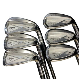 【中古】 キャロウェイ X FORGED(2013) 6S アイアンセット IR Tour AD AD-85(ライムグリーン) (フレックスS) メンズ 男性用 右利き 右用 Cランク ゴルフクラブ