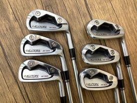【中古】 エポンゴルフ株式会社 EPON AF-505 6S アイアンセット IR 純正特注シャフト (フレックスS) メンズ 男性用 右利き 右用 Cランク ゴルフクラブ