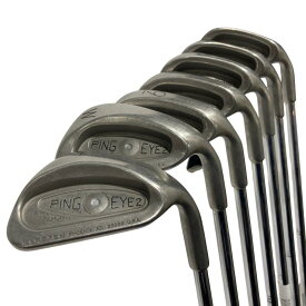 【中古】 ピン EYE 2 ステンレス 9S アイアンセット IR ZZ LITEスチール (フレックスUNI) メンズ 男性用 右利き 右用 Cランク ゴルフクラブ