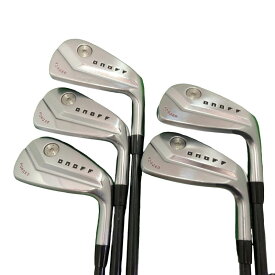 【中古】 ダイワ(グローブライド) ONOFF FORGED(2022) KURO 5S アイアンセット IR リシャフト (フレックスその他) メンズ 男性用 右利き 右用 Cランク ゴルフクラブ