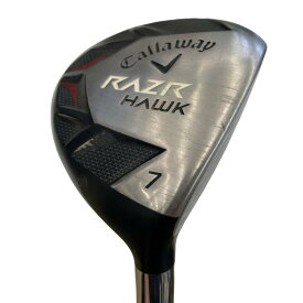 【中古】 キャロウェイ RAZR HAWK 7W フェアウェイウッド FW RAZR HAWK SERIES 55w(フェアウェイ) (フレックスS) メンズ 男性用 右利き 右用 Cランク ゴルフクラブ