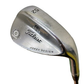 【中古】 タイトリスト VOKEY SPIN MILLED SM4 ツアークロム 52°/08° ウェッジ WG Dynamic Gold (フレックスS) メンズ 男性用 右利き 右用 Cランク ゴルフクラブ