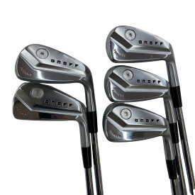 【中古】 ダイワ(グローブライド) ONOFF FORGED(2022) KURO 5S アイアンセット IR 純正特注シャフト (フレックスR) メンズ 男性用 右利き 右用 Cランク ゴルフクラブ