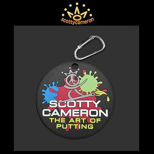 SCOTTY CAMERON Surf Painters Art Putting Disk-Black/Red with carabiner�@�X�R�b�e�B�L�������� �p�b�e�B���O�f�B�X�N- 7�|�C���g �N���E���w�u���b�N�x�y�J���r�i�t���z