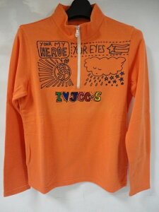 『60%OFF !』CASTELBAJAC カステルバジャック 綿ミニ裏毛 ハーフジップシャツ【40/Mサイズ/オレンジ】 レディースウェア 24470-901