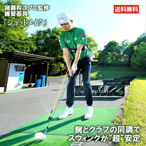 SHOT MAKE ショットメイク ゴルフ スイング 矯正 練習 機器 練習器具 スイング練習 パワー トレーニング 飛距離アップ ゴルフ練習器具 諸藤将次 同調養成器具