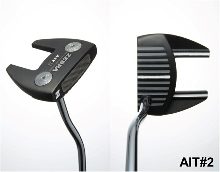楽天市場】ゼブラパター ZEBRA PUTTER パターカバー付 パター マレット 