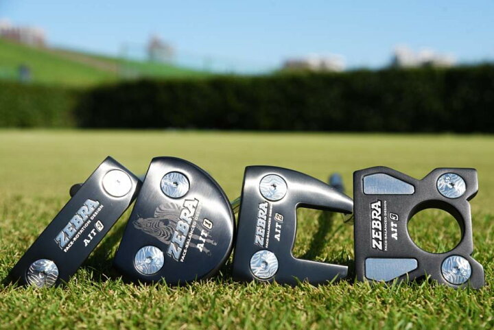 楽天市場】ゼブラパター ZEBRA PUTTER パターカバー付 パター マレット 