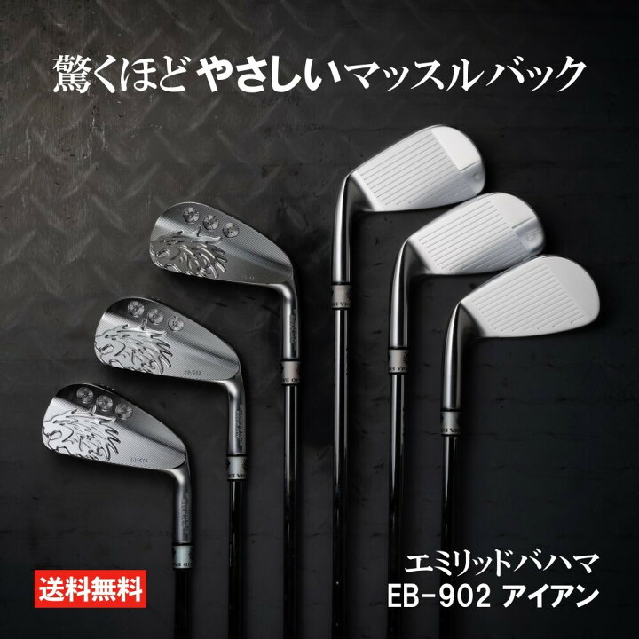 楽天市場】メンズ クラブ 男性用 アイアンセット エミリッドバハマ EB 