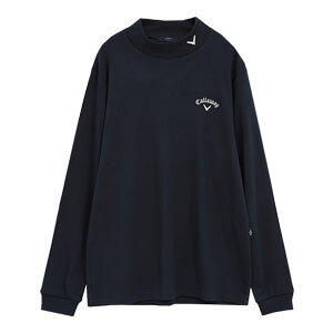 キャロウェイ 裏起毛スムース モックネック 長袖シャツ ゴルフウェア メンズ 2025年秋冬モデル M-3L C25233111