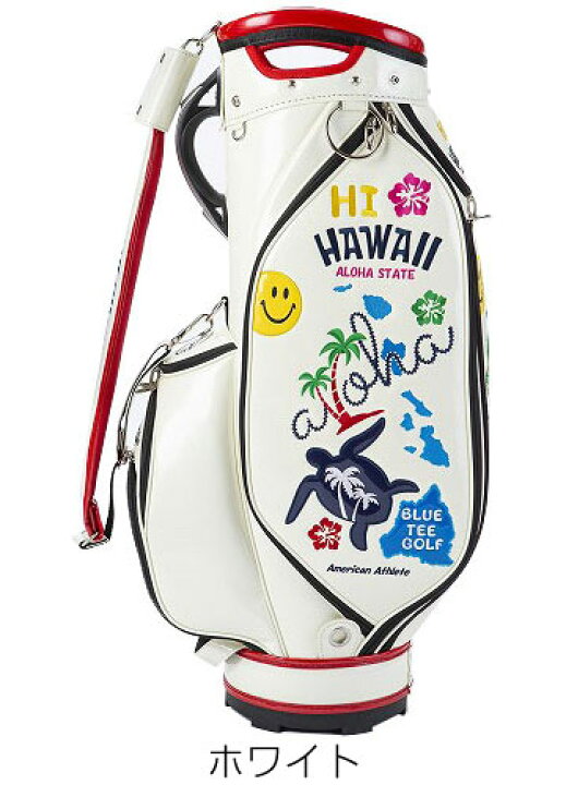 楽天市場】ブルーティーゴルフ キャディバッグ HI-HAWAII カートバッグ 