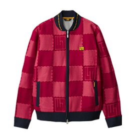 ラウドマウス LOUDMOUTH ゴルフ 蓄熱裏地 ブロック柄 フルジップ ニット ブルゾン ウェア メンズ M-4L 775-701 [即納]