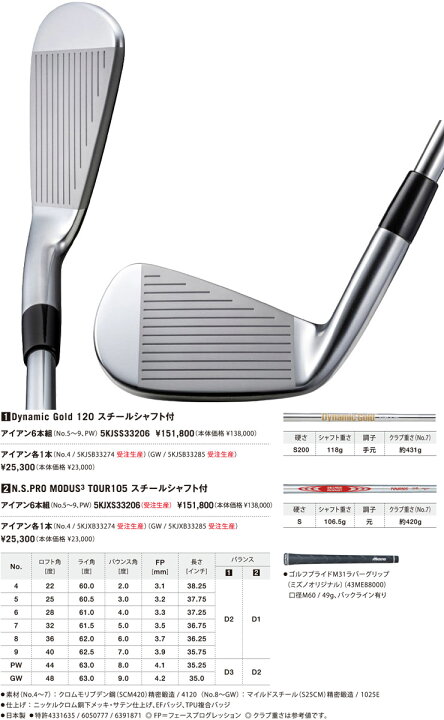 楽天市場】20％OFFクーポン対象☆ ミズノプロ 243 アイアン N.S.PRO 