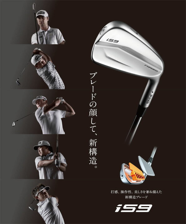 楽天市場】ピン i59 アイアン ダイナミックゴールド シャフト 6本 