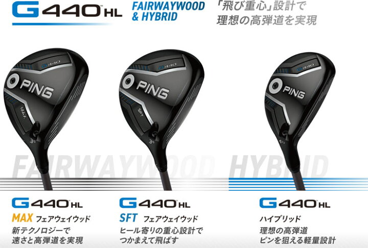 楽天市場】ピン G440 HL MAX フェアウェイウッド Fujikura Speeder NX 