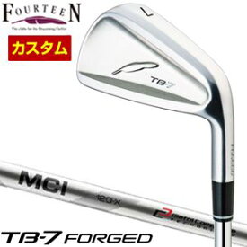 フォーティーン　TB-7　Forged　アイアン　MCI　90　/　100　シャフト　単品[＃5、＃6、＃7、＃8、＃9、PW]　特注カスタムクラブ