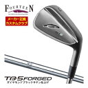 フォーティーン 2025NEW TB5 FORGED アイアン ダイヤモンドブラックサテン仕上げ N.S. PRO 950GH WF シャフト 単品[＃…