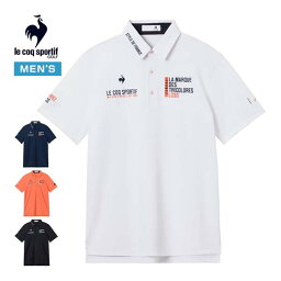 ルコックスポルティフ ゴルフ le coq sportif golf サンスクリーンNIR マーキングデザイン半袖ポロシャツ LG6SHS00M
