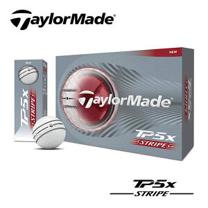 �e�[���[���C�h TaylorMade 2026�N���f�� TP5x �X�g���C�v �S���t�{�[�� 1�_�[�X [12������] [���[]