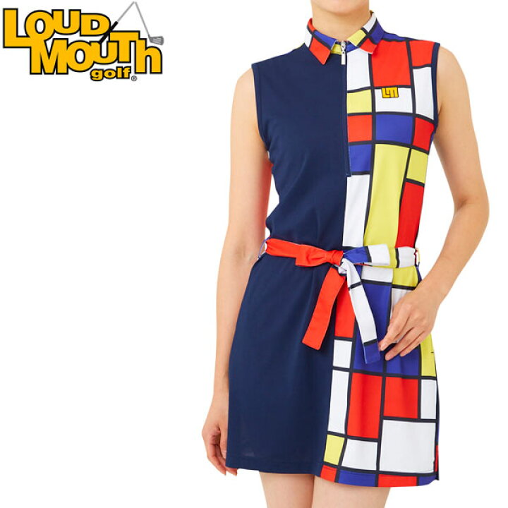 楽天市場 ラウドマウス レディース ゴルフウェア ダッチトリート ノースリーブ ワンピース 762 658 22年春夏モデル S L あす楽対応 ゴルフレンジャー