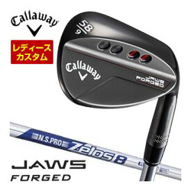 [SALE価格]　キャロウェイ　JAWS　フォージド　ウィメンズ　ウエッジ　チャコールブラック　N.S.PRO　Zelos8　シャフト　特注カスタムクラブ